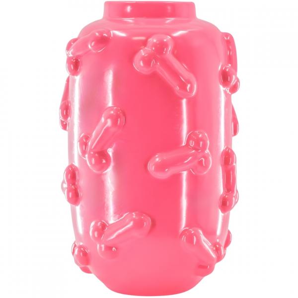 Hausvitamin Vase Dick rosa 27 cm