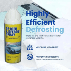 IceDeFro Enteisungs- und Abtauspray (450 ml) | Schnell wirkende Formel bis zu -50 °C