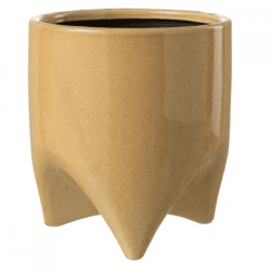 J-Line Blumentopf Helia L, braun, 20 cm