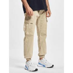 lässige 2Y Premium Herren Jeans Stretch Reißverschluss Taschen mit Baumwolle Beige