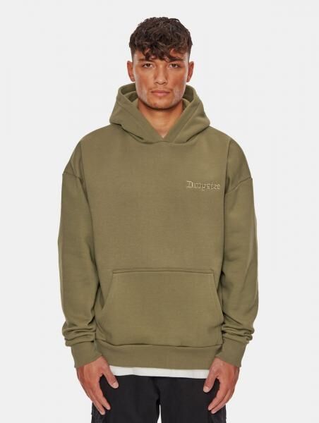 l&auml;ssiger Dropsize Unisex Hoodie Taschen Kapuze mit Baumwolle Khaki