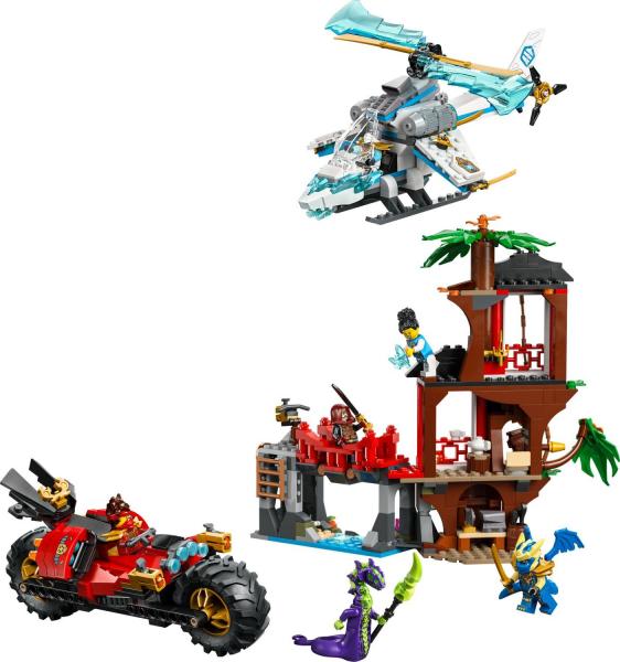 LEGO&reg; NINJAGO - Showdown am Baumhaus mit dem Ninja-Bike (642 Teile)