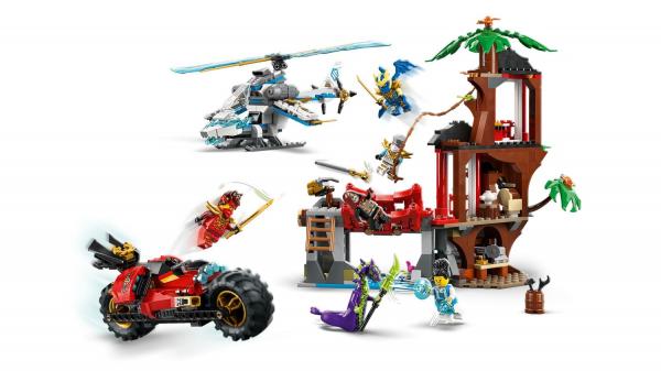 LEGO&reg; NINJAGO - Showdown am Baumhaus mit dem Ninja-Bike (642 Teile)