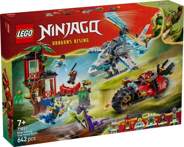 LEGO&reg; NINJAGO - Showdown am Baumhaus mit dem Ninja-Bike (642 Teile)