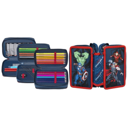 Marvel Avengers  - Tripledecker, gefülltes Schüleretui