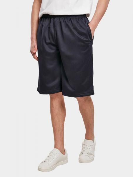 sommerliche Build Your Brand Herren Shorts Mesh 130 g/m&sup2; Navy