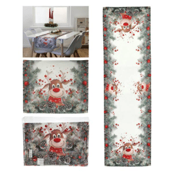 Table runner reindeer, approx. 40x160cm