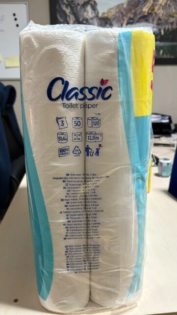 Toilettenpapier 50 Rollen 3- Lagig 100% Zellstoff