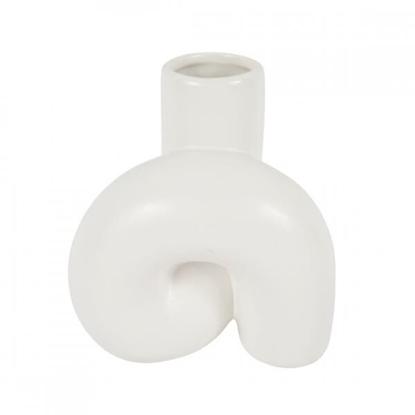 Vase Twist weiß 11,5 cm