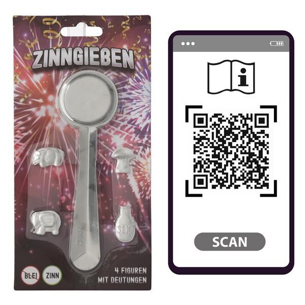 Zinngie&szlig; Set, 5tlg.