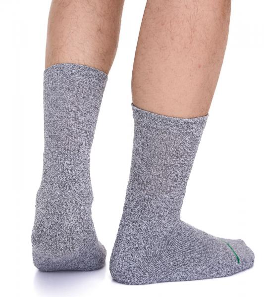 3 Paar primair socks. nachhaltige Arbeits-Socken Baumwoll-Socken lange Strick-Socken 53200-7003 Hellgrau/Dunkelgrau
