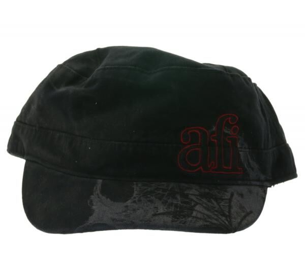 AFI - A Fire Inside Damen und Herren Hardcore Punkrock-Band Baumwoll-Cap im millit&auml;rischem Schnitt FC107691AFI Schwarz