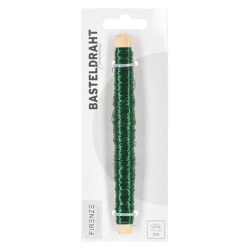 Craft wire, floral wire, green, 50m