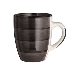 Mug, stoneware, black, approx. 11cmH