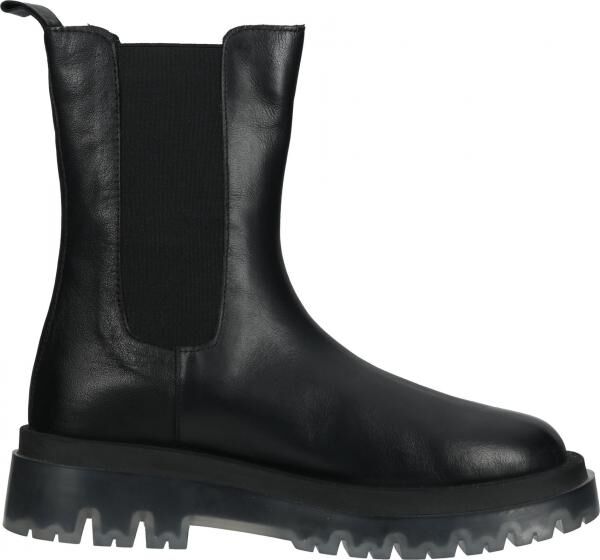Bequeme LAZAMANI Stiefelette Schlupfschuhe f&uuml;r Damen 67.071 black Schwarz