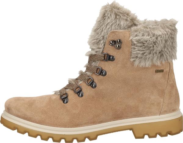 Bequeme Legero Stiefelette Schn&uuml;rschuhe f&uuml;r Damen 2-009662-4500 Beige