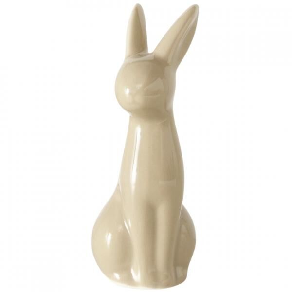 Boltze beeld konijn Snorre beige 12,5 cm