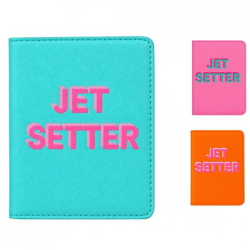 Boltze Reisepasshülle Jet Setter 14 cm 3er-Set, sortiert