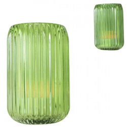 Boltze Teelichthalter Remsa, grün, 12 cm, 2er-Set, sortiert