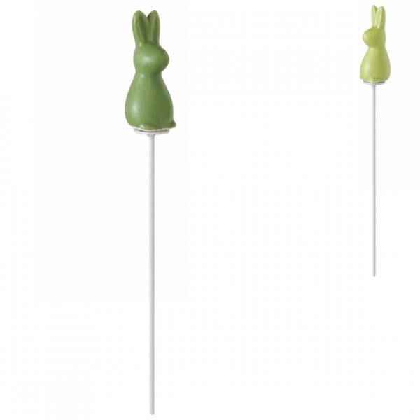 Boltze tuinsteker Paddy konijn 22,5 cm 2 assorti