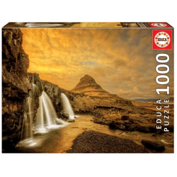 Educa Puzzle 9217971 - Kirkjufellsfoss Waterfall - 1000 Teile Puzzle
