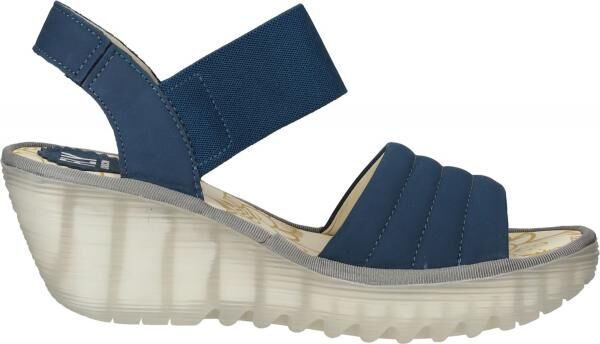 Elegante FLY London Sandalen Schlupfschuhe f&uuml;r Damen P501414 002 Blau