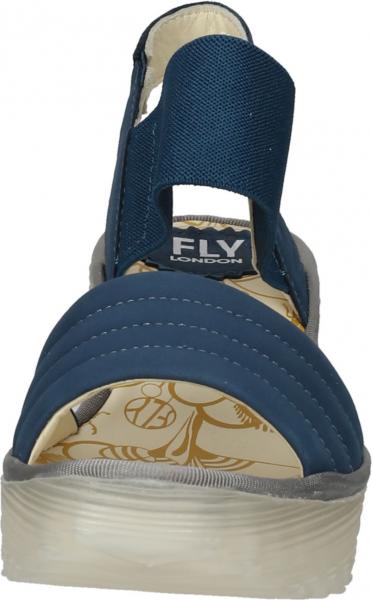 Elegante FLY London Sandalen Schlupfschuhe f&uuml;r Damen P501414 002 Blau