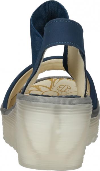 Elegante FLY London Sandalen Schlupfschuhe f&uuml;r Damen P501414 002 Blau