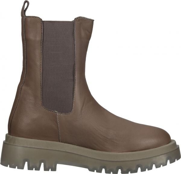 Elegante LAZAMANI Stiefelette Schlupfschuhe f&uuml;r Damen 67.071 taupe Beige