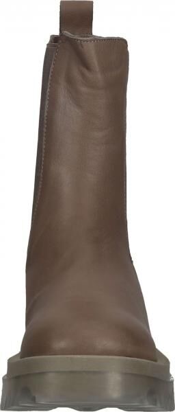 Elegante LAZAMANI Stiefelette Schlupfschuhe f&uuml;r Damen 67.071 taupe Beige