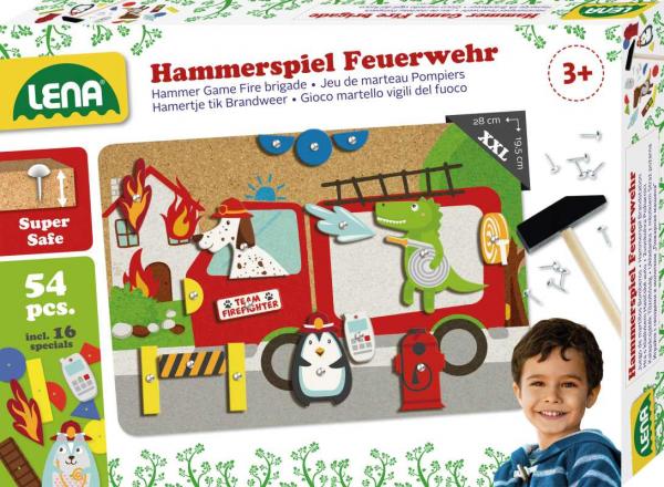 Hammerspiel Feuerwehr, Faltschachtel