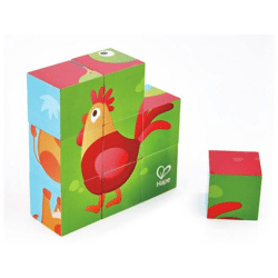 Hape - Block puzzle farm