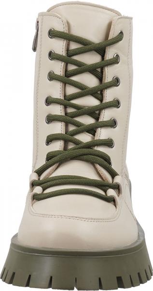 Hochwertige ILC Stiefelette Schn&uuml;rschuhe f&uuml;r Damen C48-4721-04 -05 Beige
