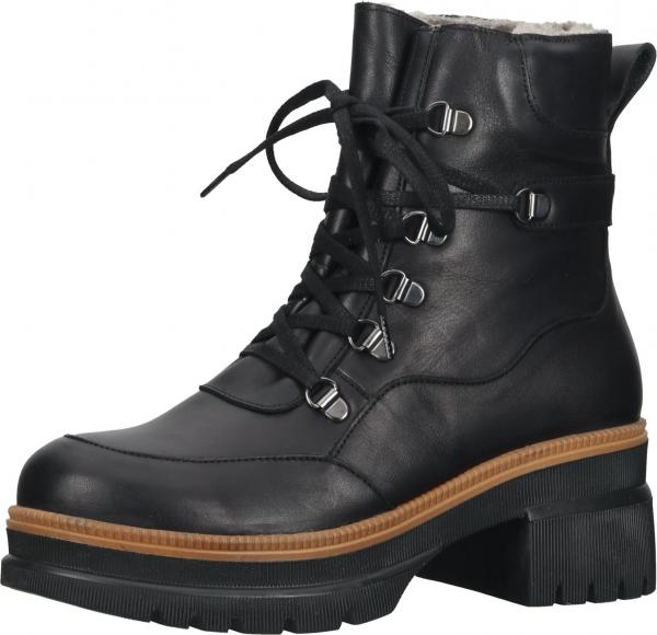 Komfortable ILC Stiefelette Schn&uuml;rschuhe f&uuml;r Damen C46-8940 -01 Schwarz