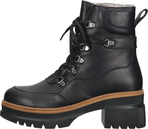 Komfortable ILC Stiefelette Schn&uuml;rschuhe f&uuml;r Damen C46-8940 -01 Schwarz