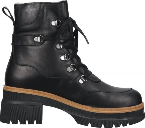 Komfortable ILC Stiefelette Schn&uuml;rschuhe f&uuml;r Damen C46-8940 -01 Schwarz