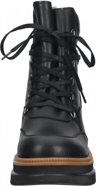 Komfortable ILC Stiefelette Schn&uuml;rschuhe f&uuml;r Damen C46-8940 -01 Schwarz