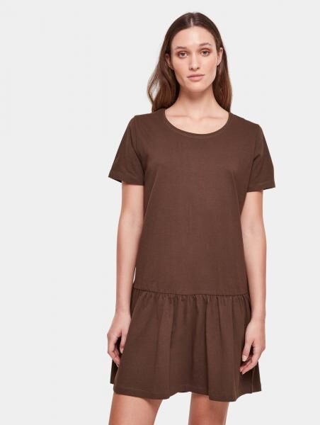 l&auml;ssiges Urban Classics Damen T-Shirt 180 g/m&sup2; mit Baumwolle Braun