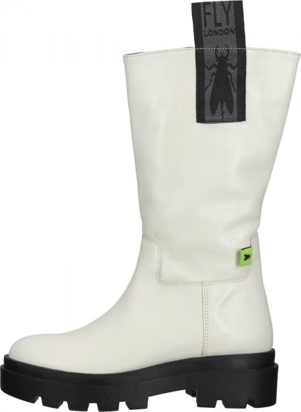 Modische FLY London Stiefel Stiefel f&uuml;r Damen P144882 001 Wei&szlig;