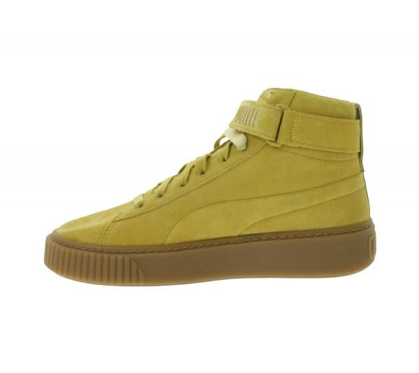 PUMA Suede Platform Mid Damen Plateau-Sneaker Echt-Leder Hi-Top Sneaker 366018 03 Sand-Beige