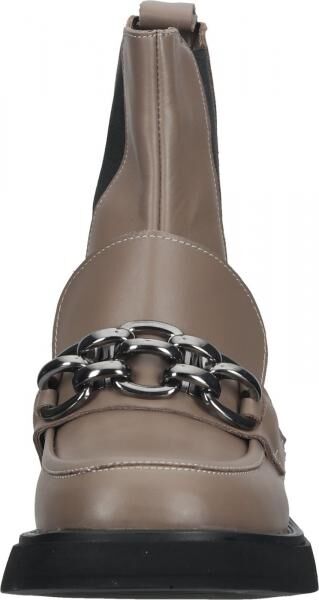 Sportliche LAZAMANI Stiefelette Schlupfschuhe f&uuml;r Damen 68.046 taupe Beige