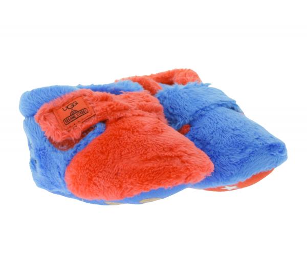 Ugg X Sesame Street Baby Children's Slippers with Cookie Monster Print, Crawling Shoes 1147213I Blue/Red