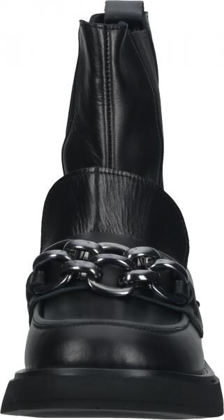 Vielseitige LAZAMANI Stiefelette Schlupfschuhe f&uuml;r Damen 68.046 black Schwarz