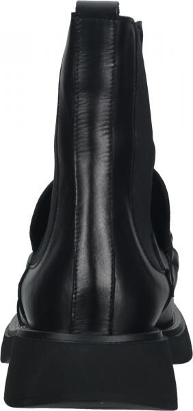 Vielseitige LAZAMANI Stiefelette Schlupfschuhe f&uuml;r Damen 68.046 black Schwarz