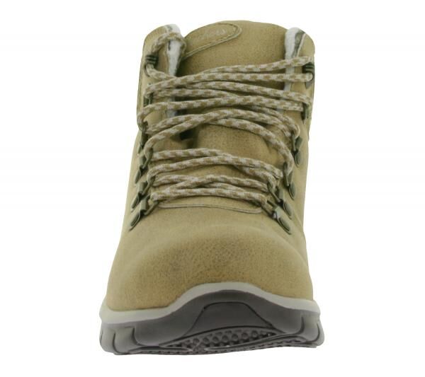 Water-repellent SKECHERS Synergy Plaid Mood Women's Ankle Boots with Warm Tech Memory Foam and Scotchgard Coating Winter Shoes 167939-C