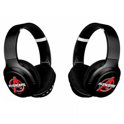 Wireless Stero Headphones with micro - Marvel Avengers  003 Marvel Black