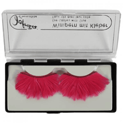 Jofrika Kosmetik künstliche Wimpern Federn rosa 9,5 cm B-Wahl VE500