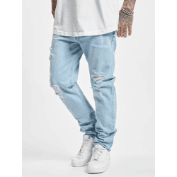 stylische 2Y Premium Herren Jeans Skinny Fit Hell-Blau