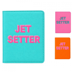 Boltze Reisepasshülle Jet Setter 14 cm 3er-Set, sortiert