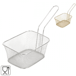 Excellent Houseware Pommes-Korb 14 cm, 2er-Set, sortiert